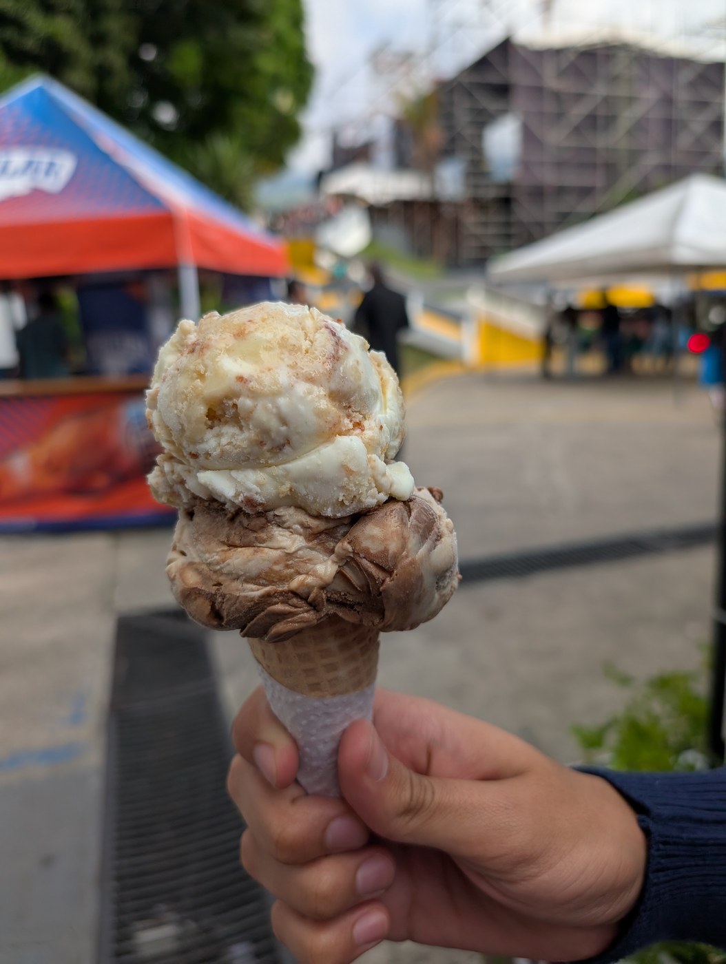 Doble bola de helado artesanal